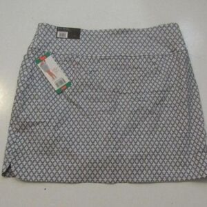 Patterned Gray Skirt